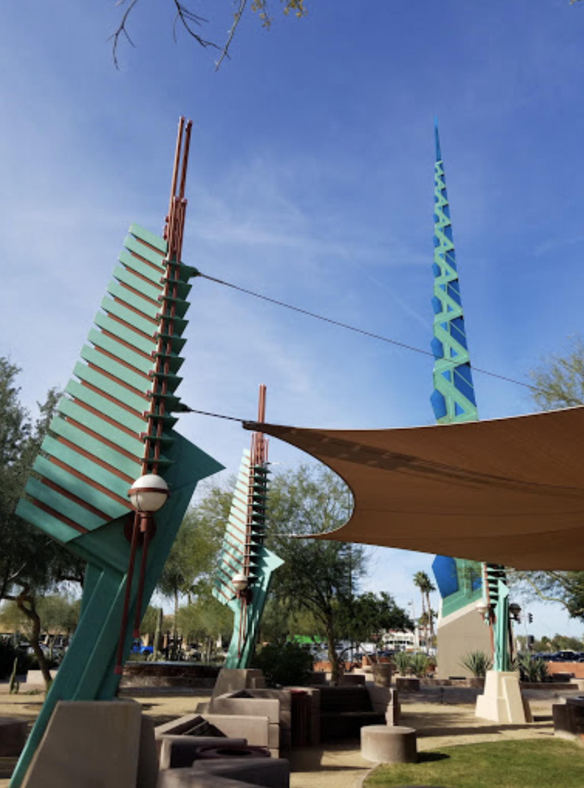 Picturing Wright フランク・ロイド・ライト Arizona Landmark: The Frank Lloyd Wright Spire In Scottsdale